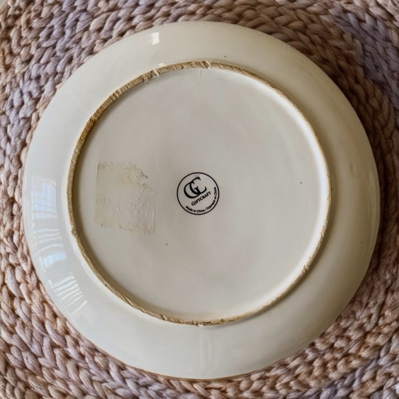 ⭐️HP⭐️Floral and Bird Decorative Ceramic Plate - Picture 8 of 8